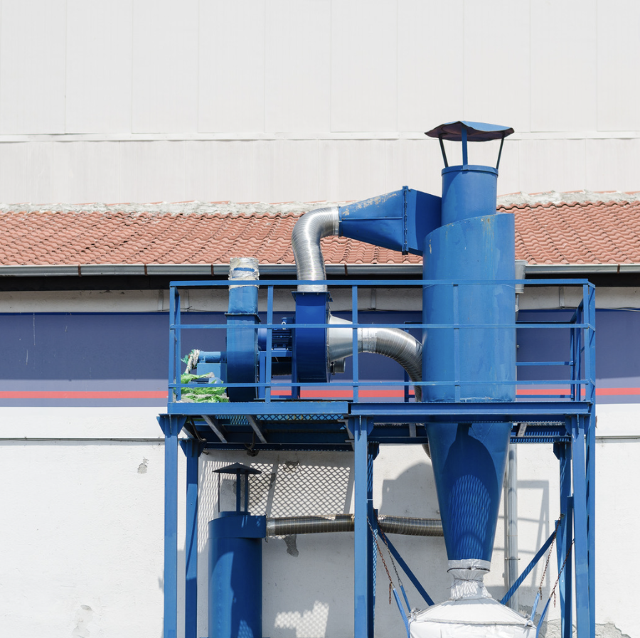 Turko Gıda İçin İç Havalandırma ve Toz Toplama Sistemi Kurduk.