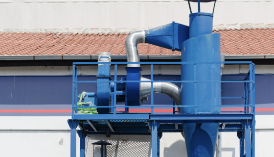 Turko Gıda İçin İç Havalandırma ve Toz Toplama Sistemi Kurduk.